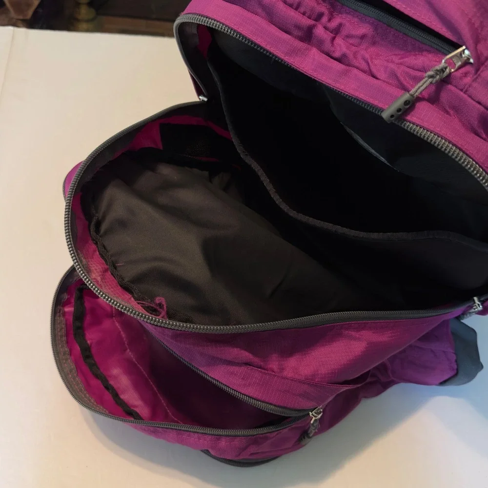 LL Bean Turbo Transit Backpack Purple Dark Orchid Laptop School Pack Bag XL